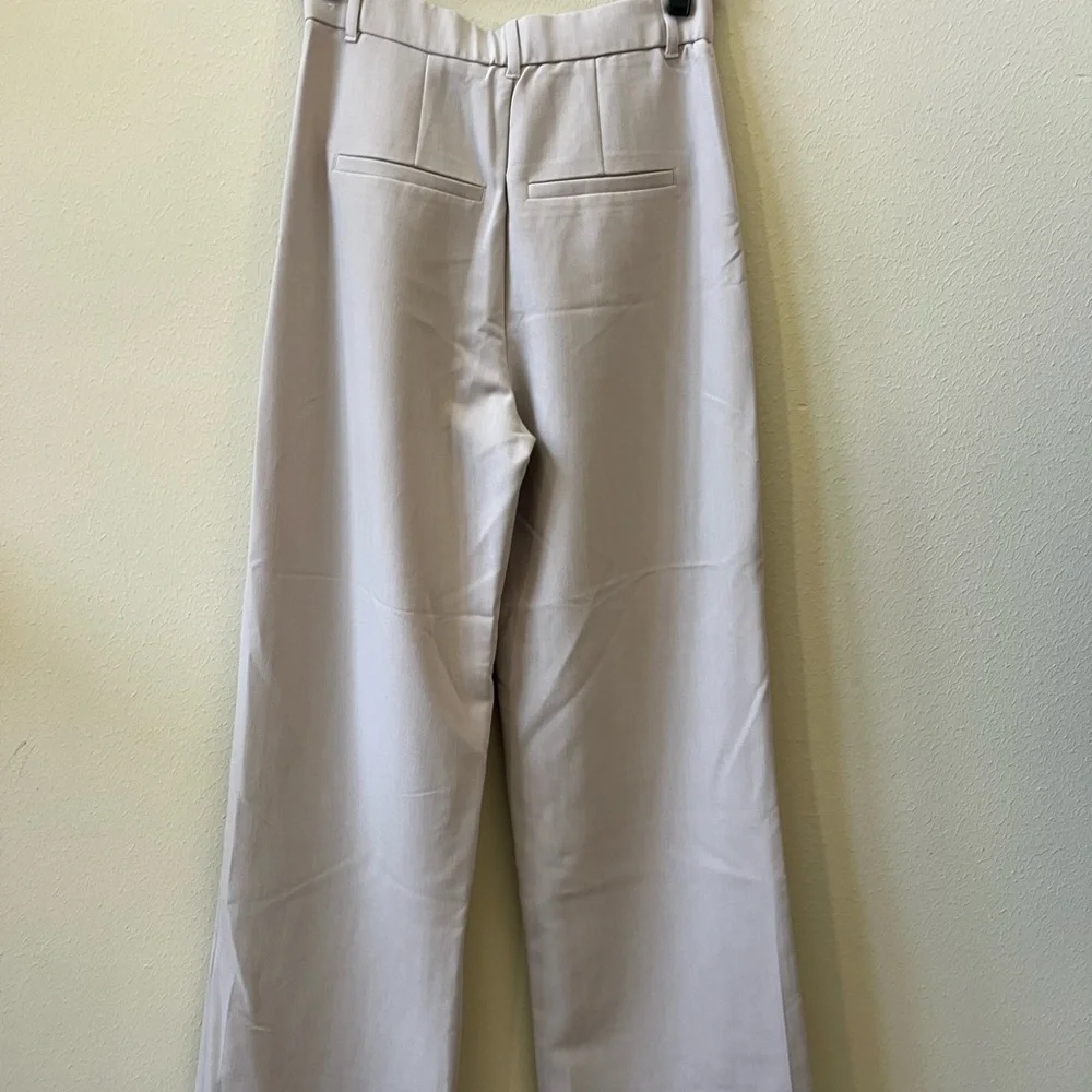 Abercrombie & Fitch Cream Women's Trousers - Picture 3 of 5
